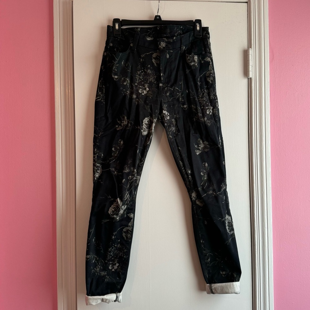 7 For All Mankind Floral Jeans